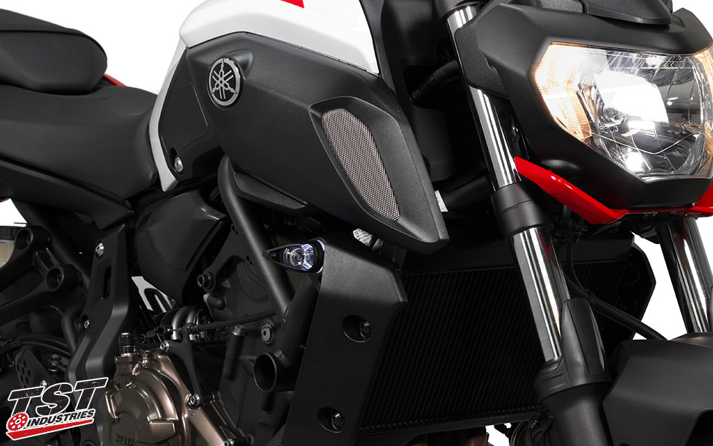 TST MECH-GTR LED Front Turn Signals | Yamaha FZ / MT