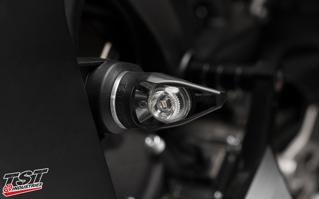 TST MECH-GTR LED Front Turn Signals | Yamaha FZ / MT