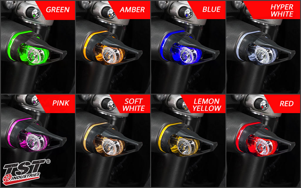 Available running light color options.