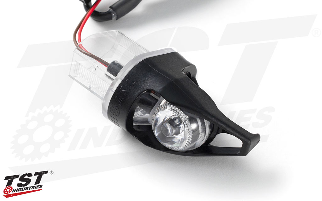 Unique LED turn signal design.
