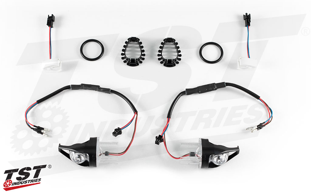 TST MECH-GTR Front LED Turn Signals for Yamaha FZ8