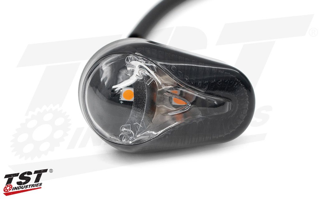 Each signal features a mix of clear and smoke lens elements.