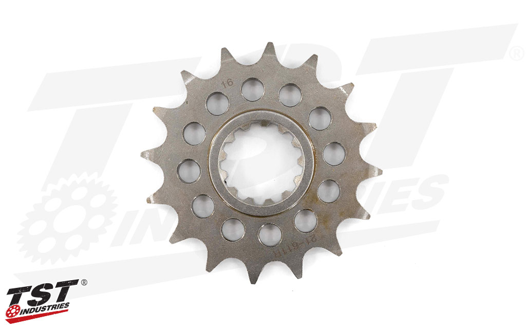 Upgrade your Yamaha with a lightweight 520 pitch front sprocket. 