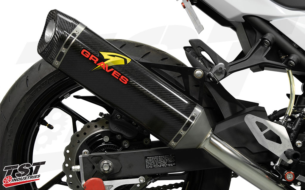 Graves Motorsports Kawasaki Ninja EX400 WORKS2 Full Exhaust System