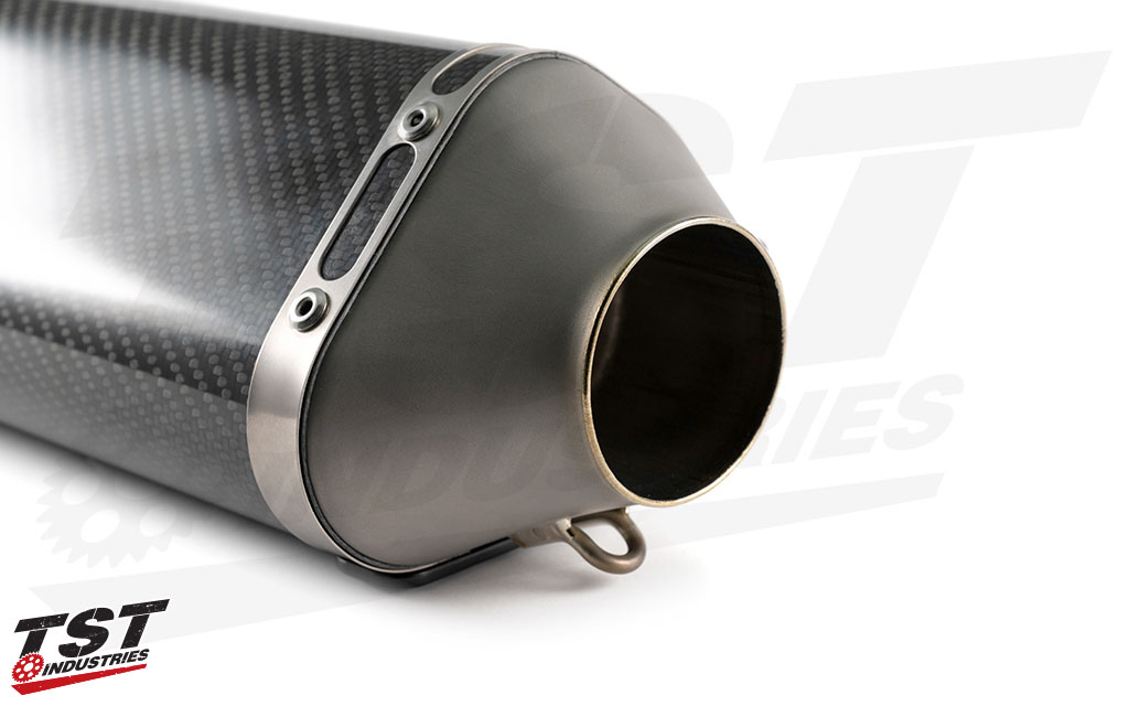 High quality materials and construction provides a premium quality exhaust for the Kawasaki Ninja 400 / Z400