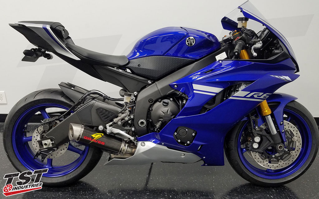Improves sound, looks, and performance of the 2006-2020 Yamaha R6.
