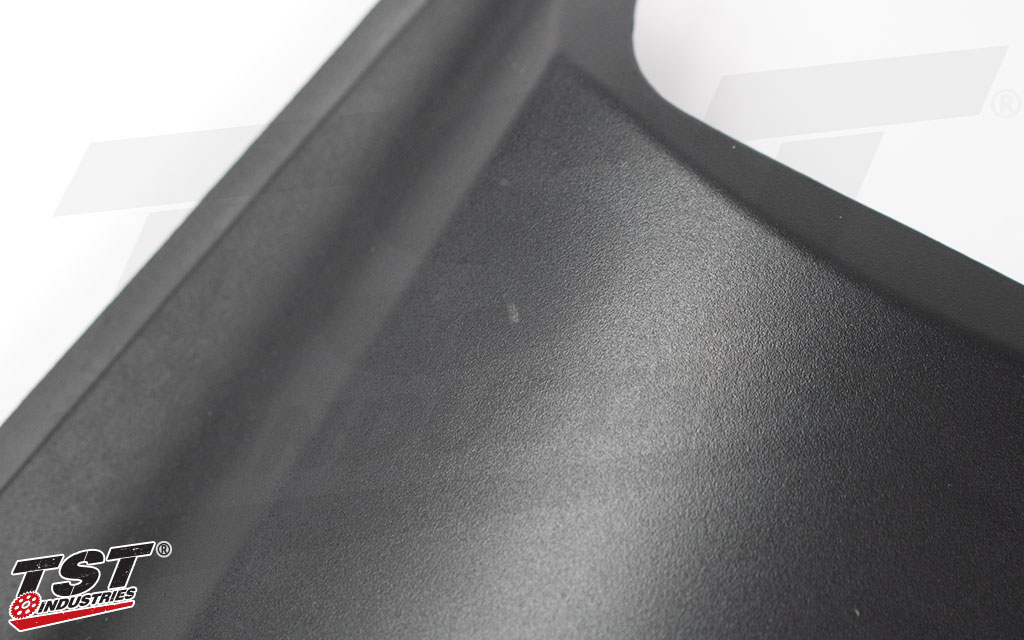 Close-up view of blemish.