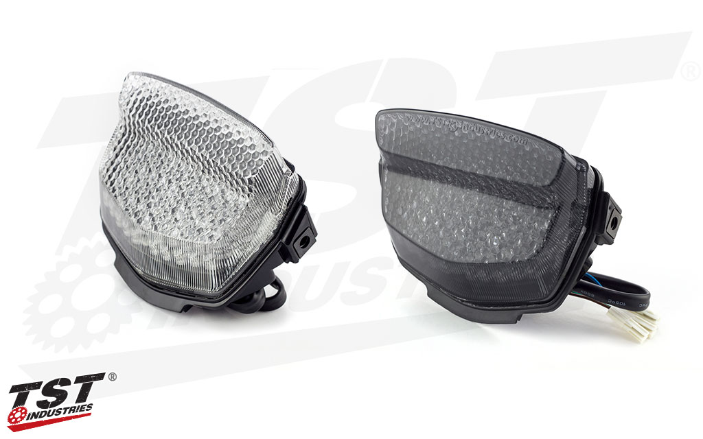 LED Integrated Tail Light available in your choice of clear or smoked lens.