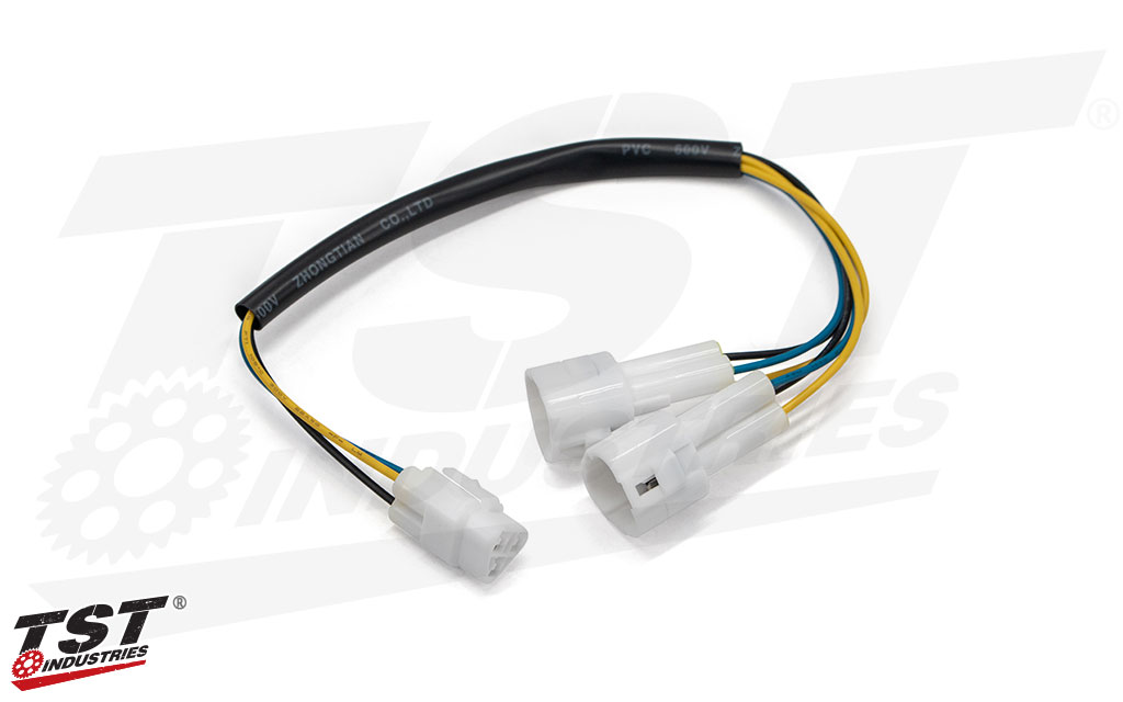 TST Y-Style Tail Light Harness Splitter for Select Suzuki Motorcycles