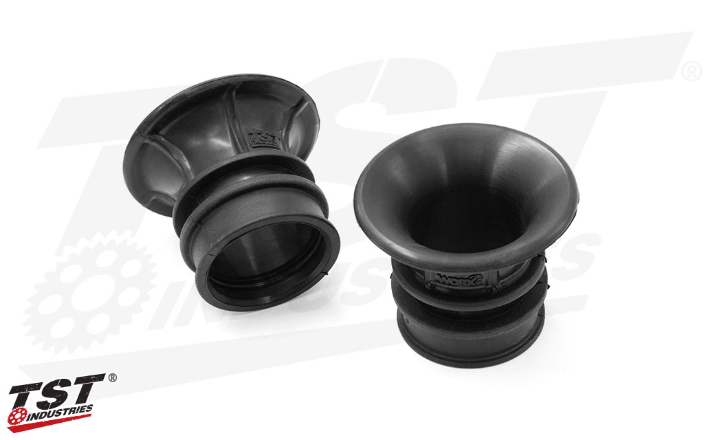 Upgrade your Kawasaki Ninja 400 or Z400 with TST WORX Velocity Stacks.