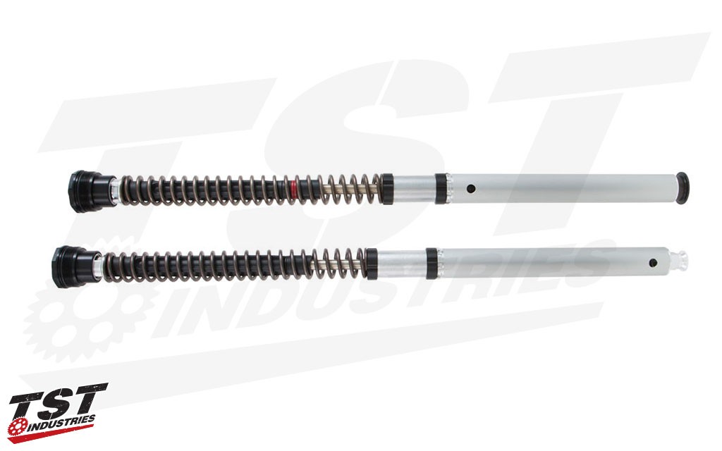 Upgrade your Yamaha with better suspension from the experts at Ohlins. (shown with optional springs)