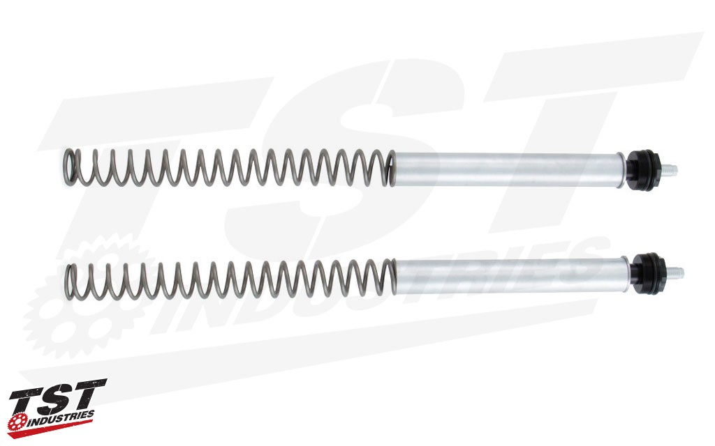 The Ohlins FSK 100 Spring Kit comes with a spring rate of 9.5N/mm.
