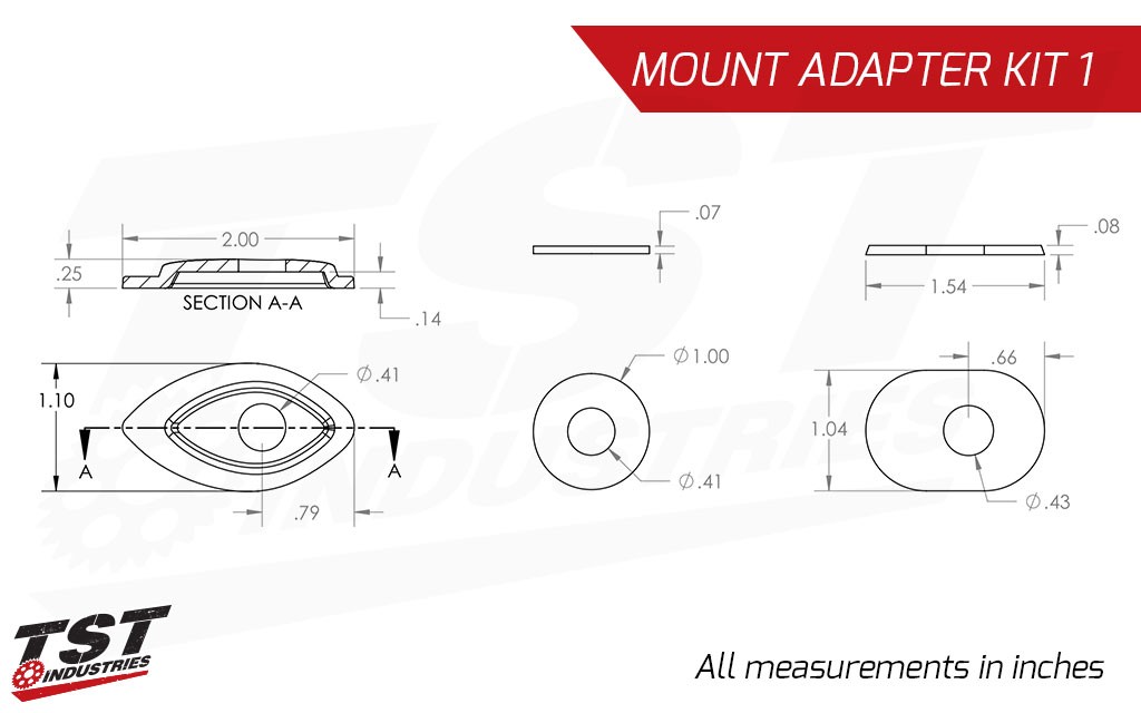 Your bike not on our verified Application list? Check the adapter plate measurements and see if it will work for you.