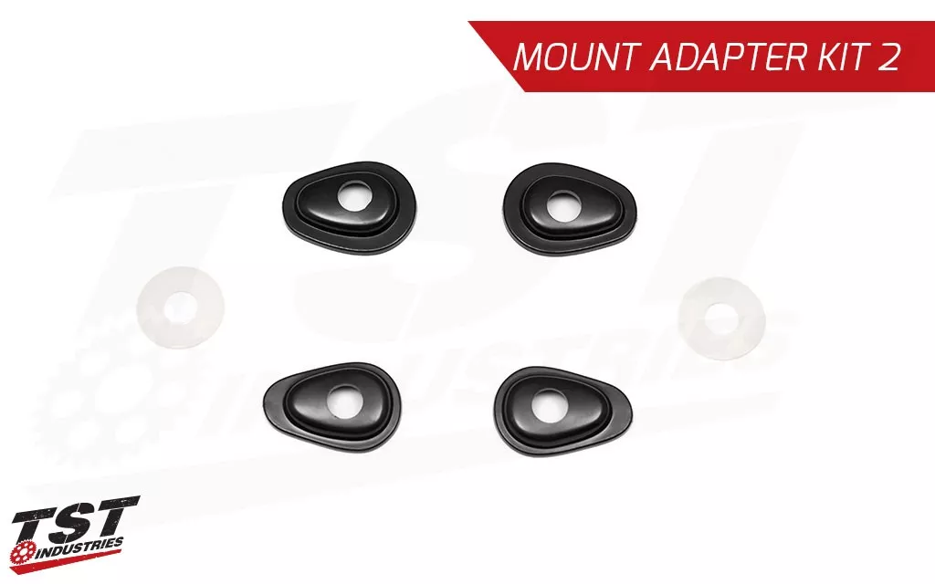 Includes mounting plate adapters for a secure fitment. 