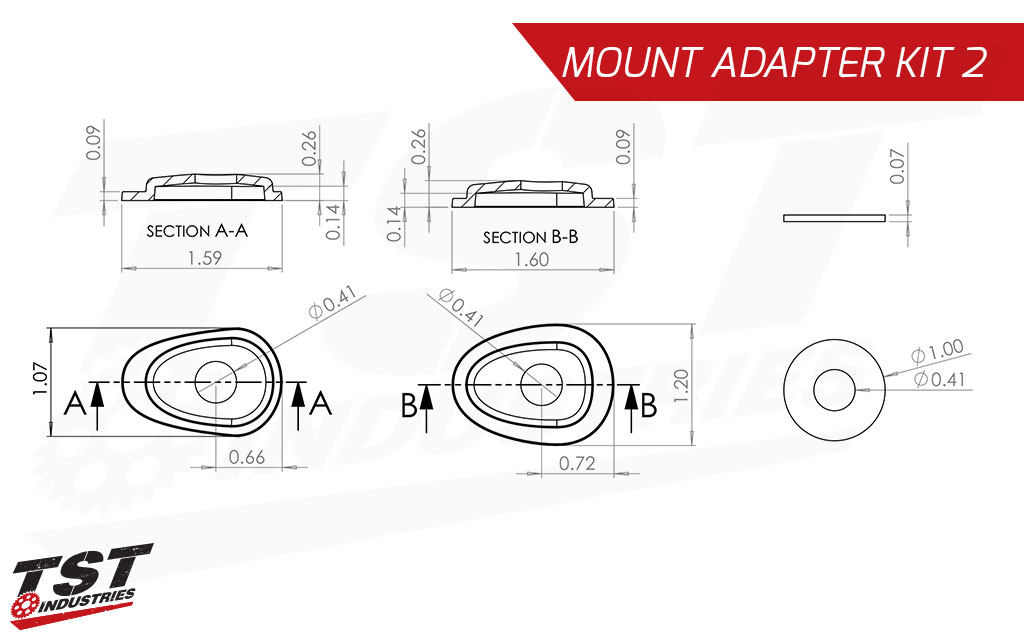 Your bike not on our verified Application list? Check the adapter plate measurements and see if it will work for you.