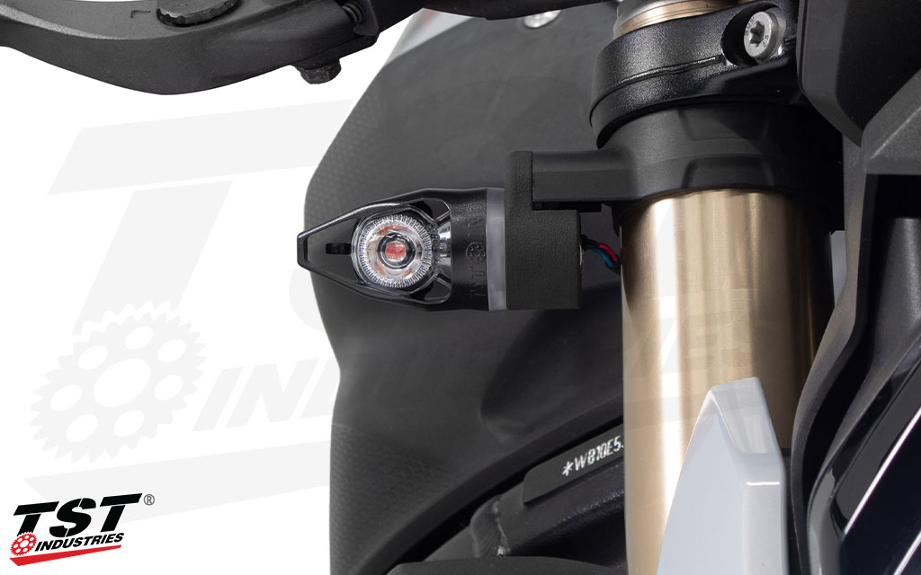 TST MECH-EVO Front LED Turn Signal Kit for BMW S1000R 2021+ / M1000R 2023+