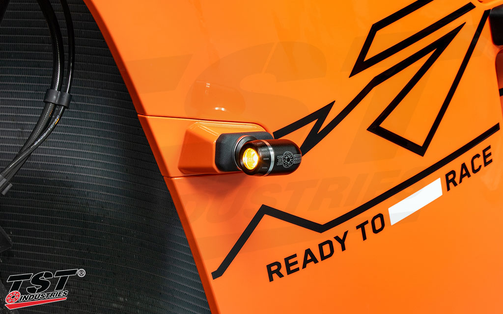 Guaranteed to work with TST Pod Turn Signals.