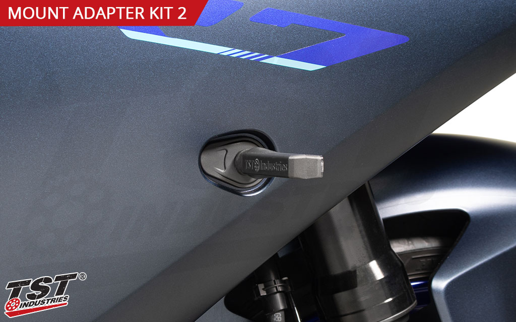 The included mounting hardware creates a secure mounting location for your chosen pod turn signal.