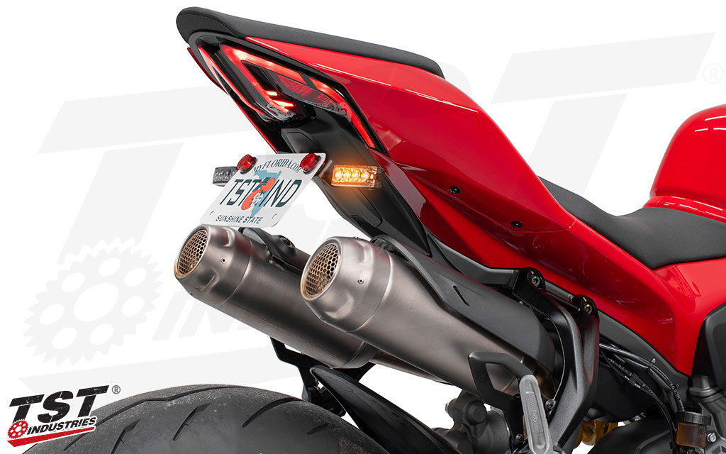 Upgrade your Ducati Streetfighter V4 / V2 with TST Industries rear turn signals.