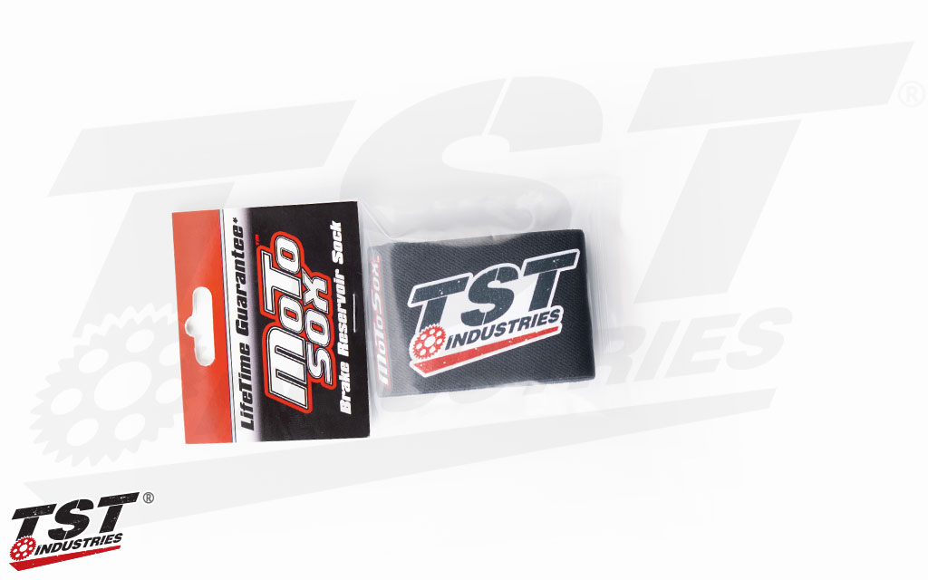 TST MotoSox Front Brake Reservoir Sock Cover.