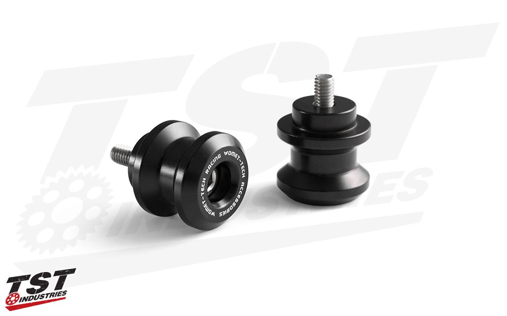 Womet-Tech Aluminum Swingarm Spools for select Aprilia Motorcycles