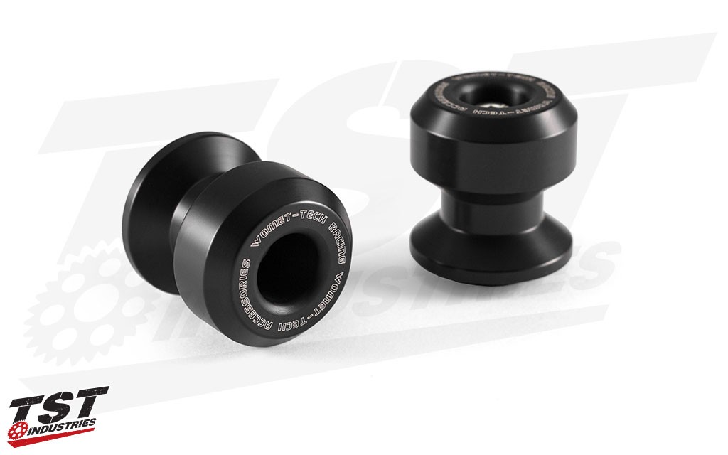 Womet-Tech Delrin Swingarm Spool Sliders.