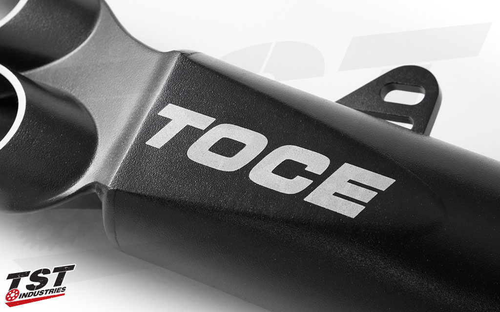 Features a high-temp black powder coat finish with the TOCE logo.