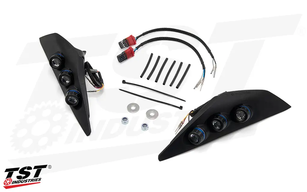 What's included in the TST In-Tail LED Integrated Tail Light for the BMW S1000R / M1000R