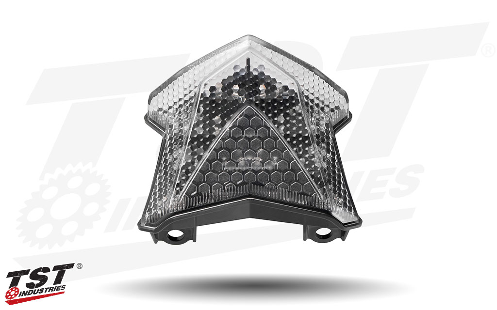 Clear TST LED Programmable & Sequential Integrated Tail Light for the Kawasaki Ninja 650.