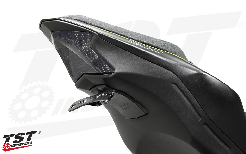 Thoughtfully designed to extend the Z900 design language into the tail light.