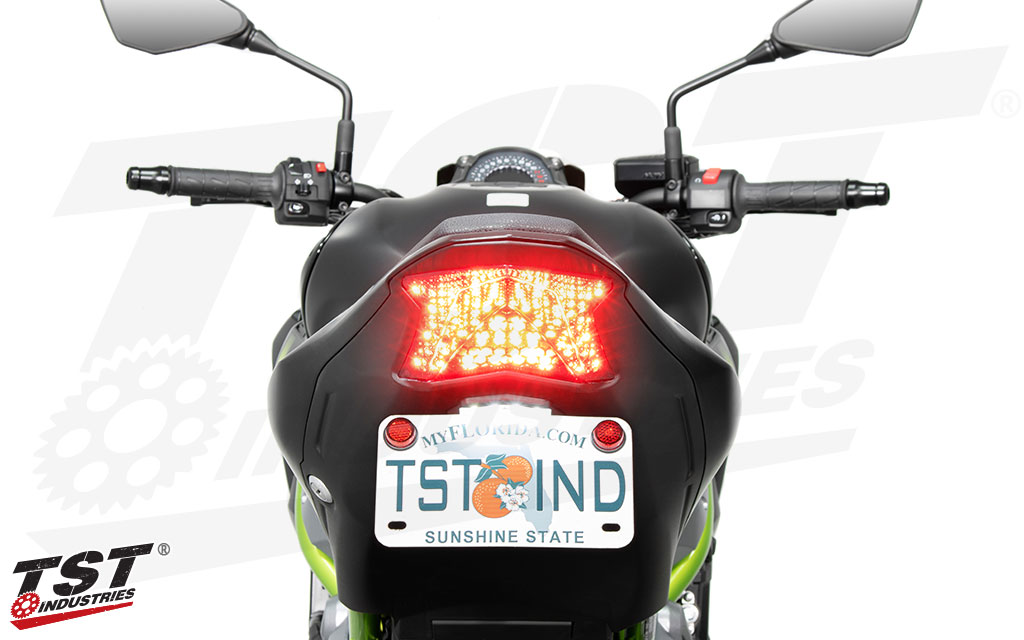 100 high powered LEDs provide ample light output to ensure your Z900 gets noticed.