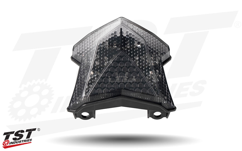 Smoked TST LED Programmable & Sequential Integrated Tail Light for the Kawasaki Ninja 650.
