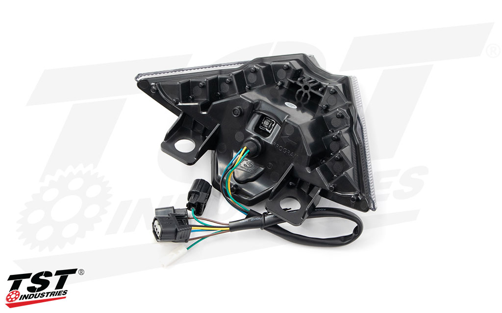TST Programmable And Sequential LED Integrated Tail Light For Kawasaki Ninja 500 / Z500 2024+ - BLEMISHED