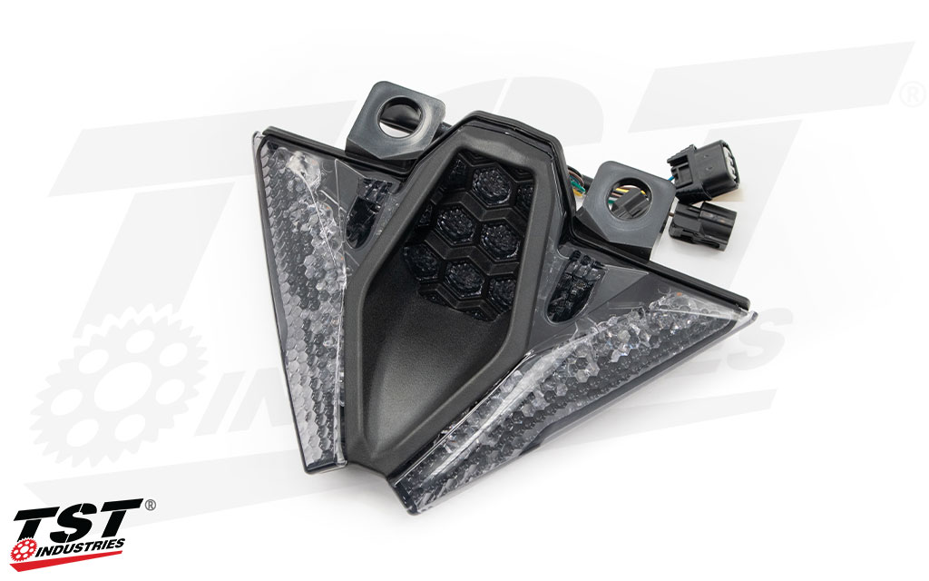 TST Programmable And Sequential LED Integrated Tail Light For Kawasaki Ninja 500 / Z500 2024+ - BLEMISHED