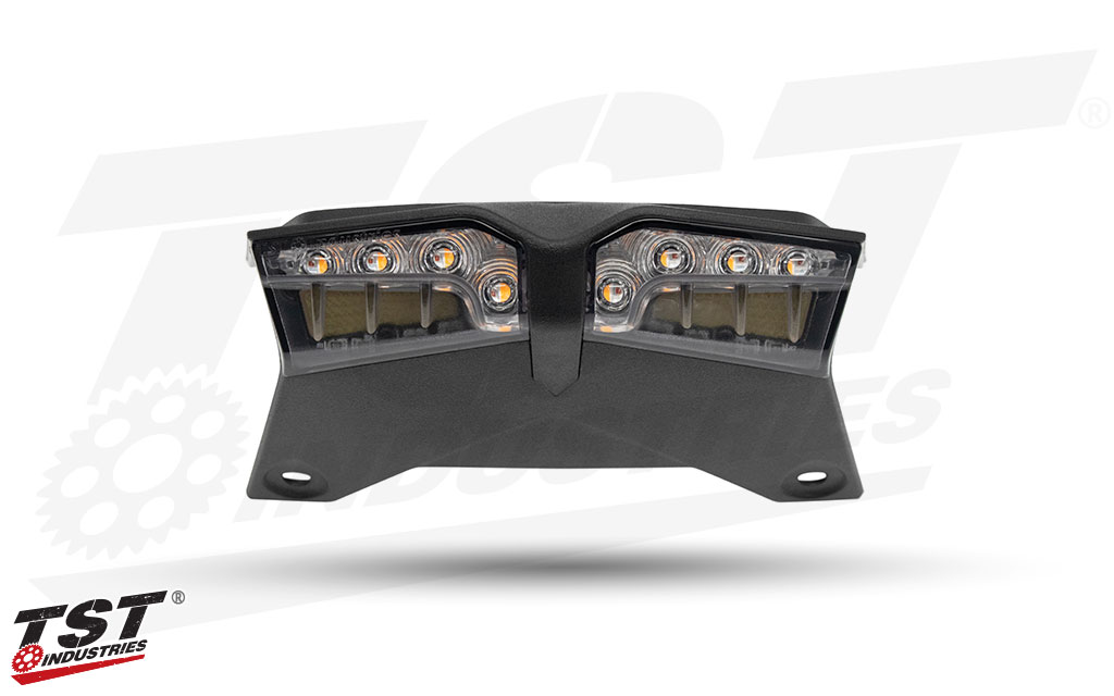 Upgrade your Suzuki GSX-8R or GSX-8S with the TST Programmable and Sequential LED Integrated Tail Light.