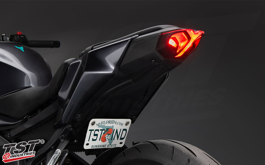 Exclusive Integrated Tail Light design that you'll only find at TST Industries.