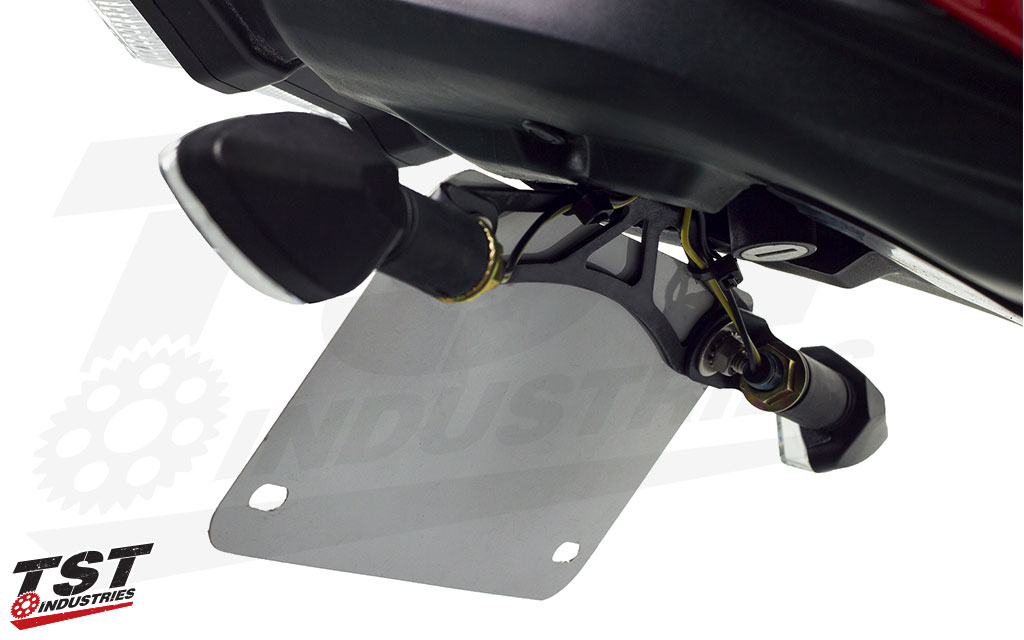 ARO18 LED Pod Turn Signals are installed with the additional TST Rear Pod Signal Mounting Kit - sold separately.