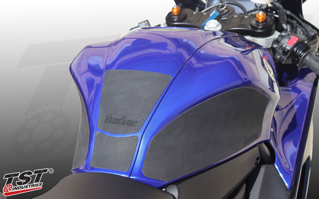 Blue Universal NEX Performance Motorcycle Tank Traction Pad Protector 