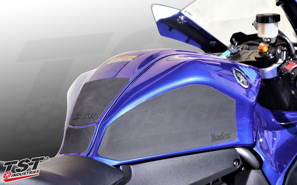 Gain improved grip on your Yamaha R7 with TechSpecs XL2 Tank Grips.