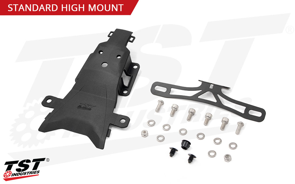 What's Included in the TST Elite-1 Fender Eliminator for Yamaha MT-07 2025+ - Standard High Mount