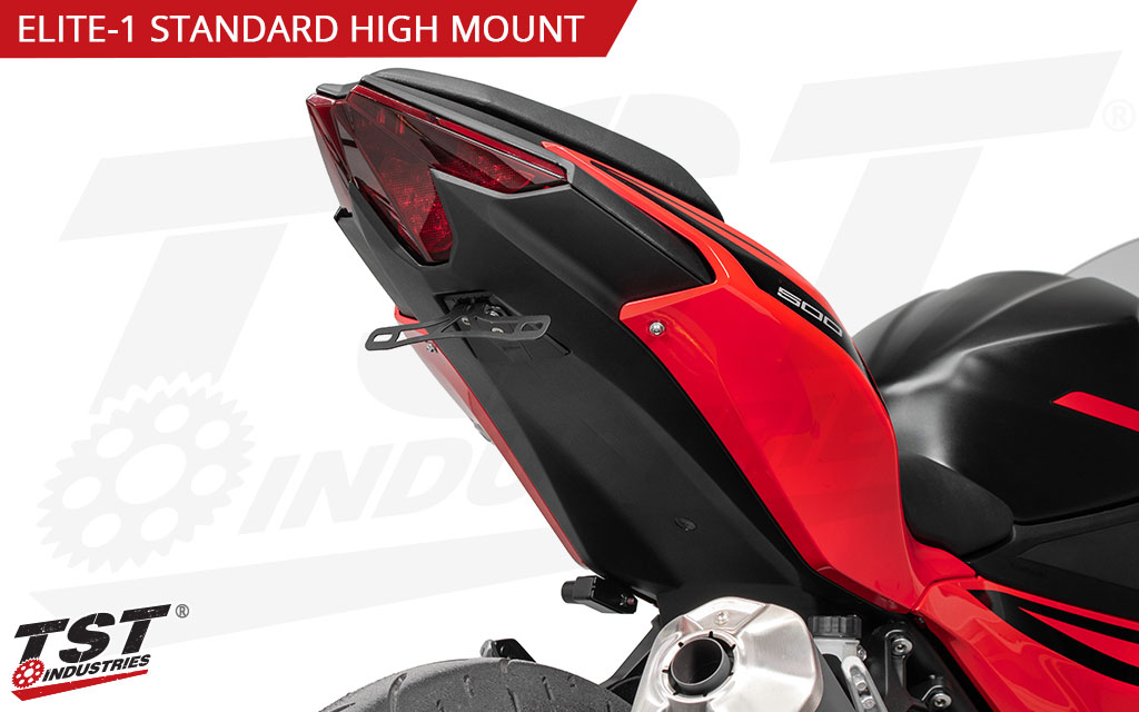 Upgrade your standard fender eliminator bracket with a CNC machined aluminum undertail closeout.