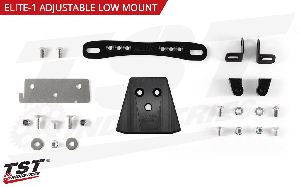 What's included in the Elite-1 Low Mount Fender Eliminator Kit.