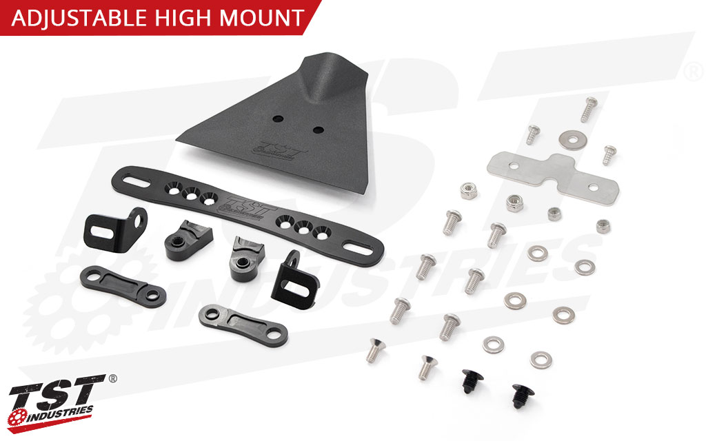 TST Elite-1 Fender Eliminator for Aprilia RS 457 2024+ - Adjustable High Mount