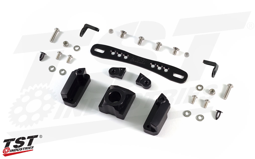 What's included in the TST Elite-1 Adjustable High Mount Fender Eliminator for the 2017-2020 Yamaha MT-09.