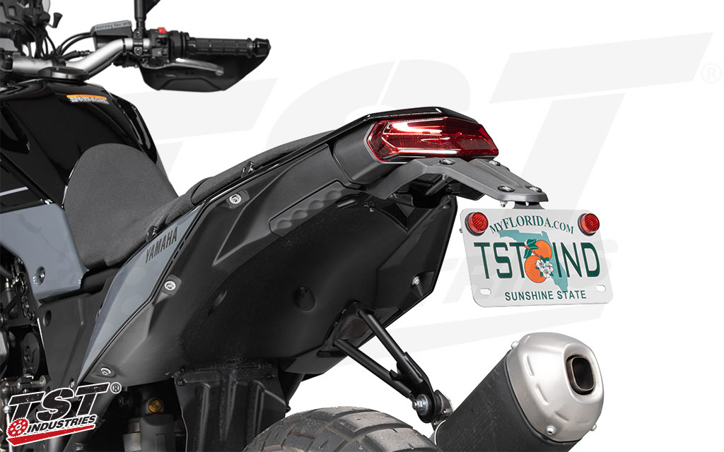 Clean up the tail of your Yamaha Tenere 700 with our exclusive TST Fender Eliminator kit.
