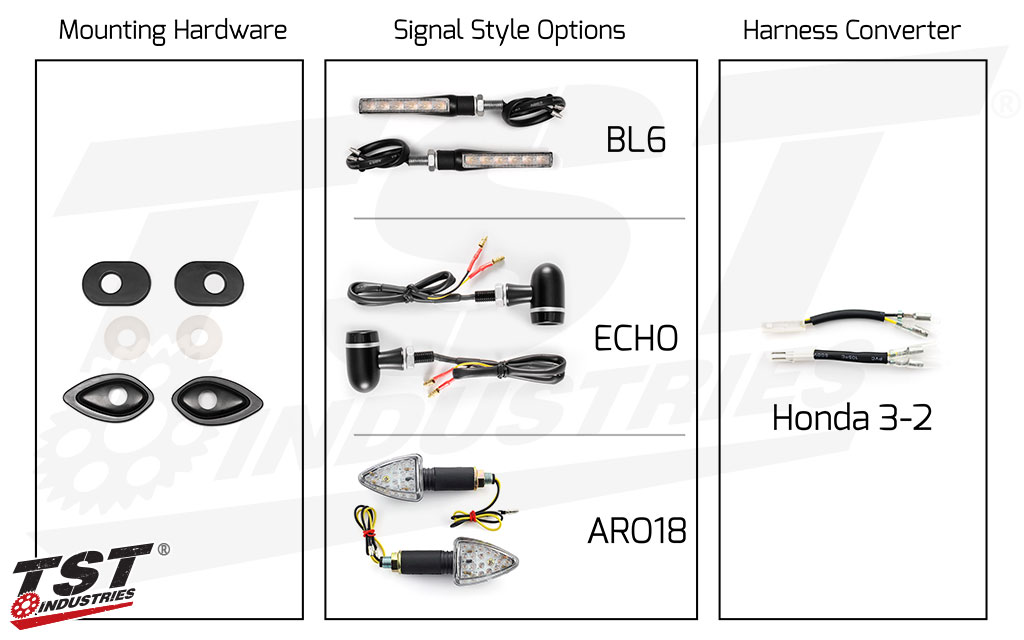 Tst Led Front Pod Turn Signals Honda Grom 2013 2020