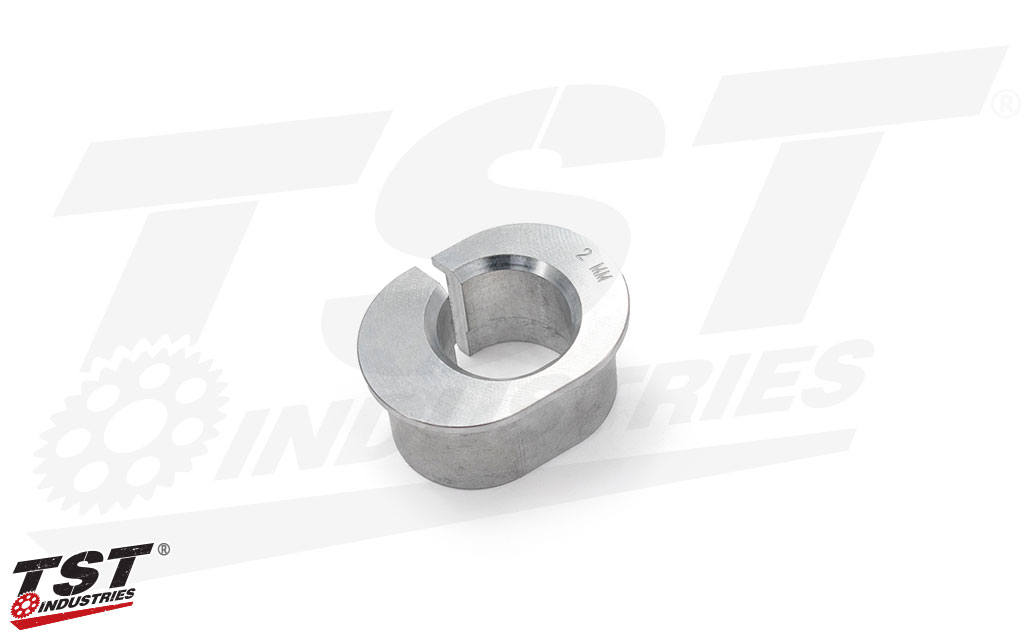 CNC machined aluminum ensures a precise fitment.