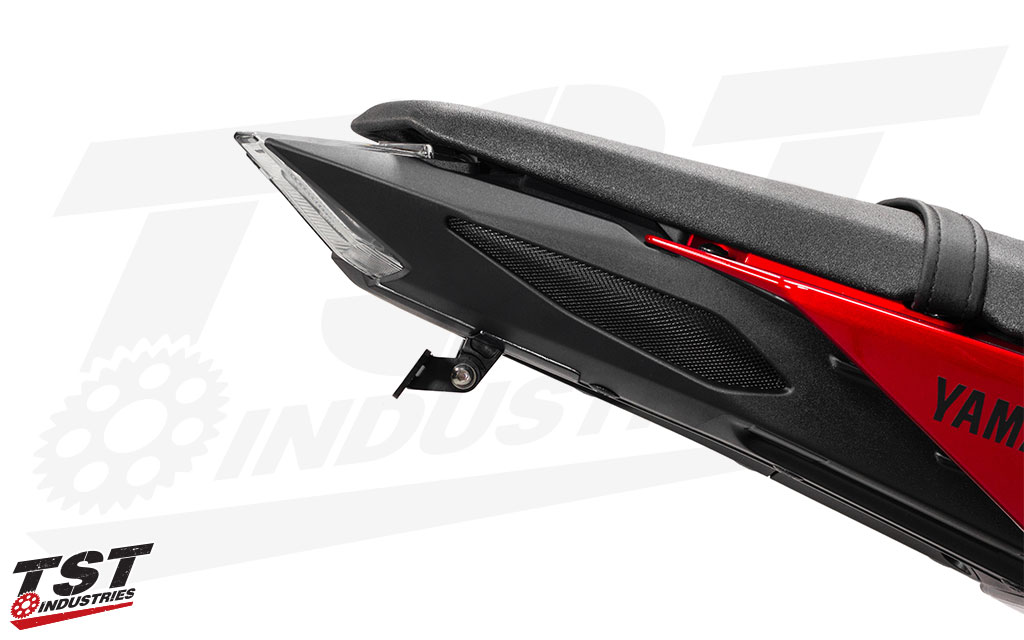 Fully adjustable angle enables you to set a custom license plate look.