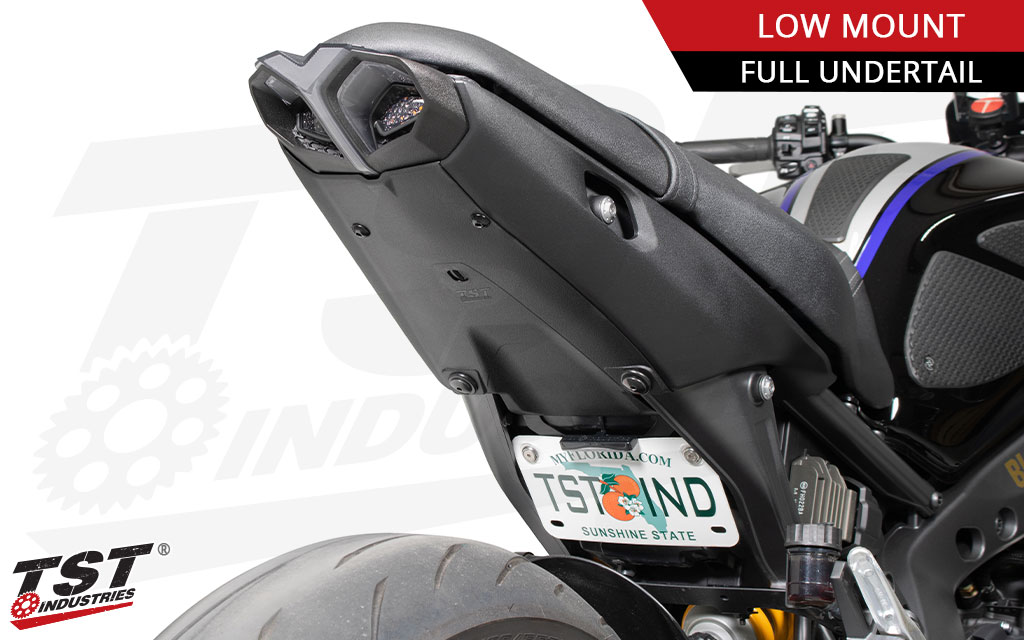 Gain A Clean And Finished Look With The Low Mount License Plate Bracket And Full Undertail Panel.