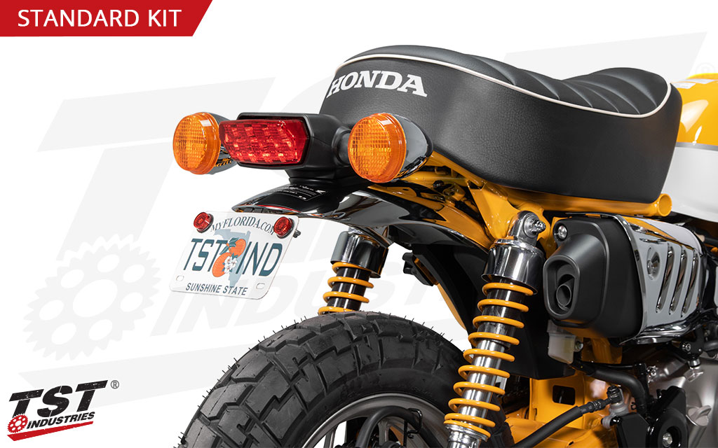 Update your Honda Monkey with an easy to install fender eliminator by TST Industries.